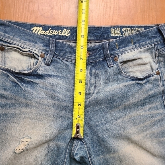 MADEWELL Rail Straight Cropped Jeans - Picture 9 of 13